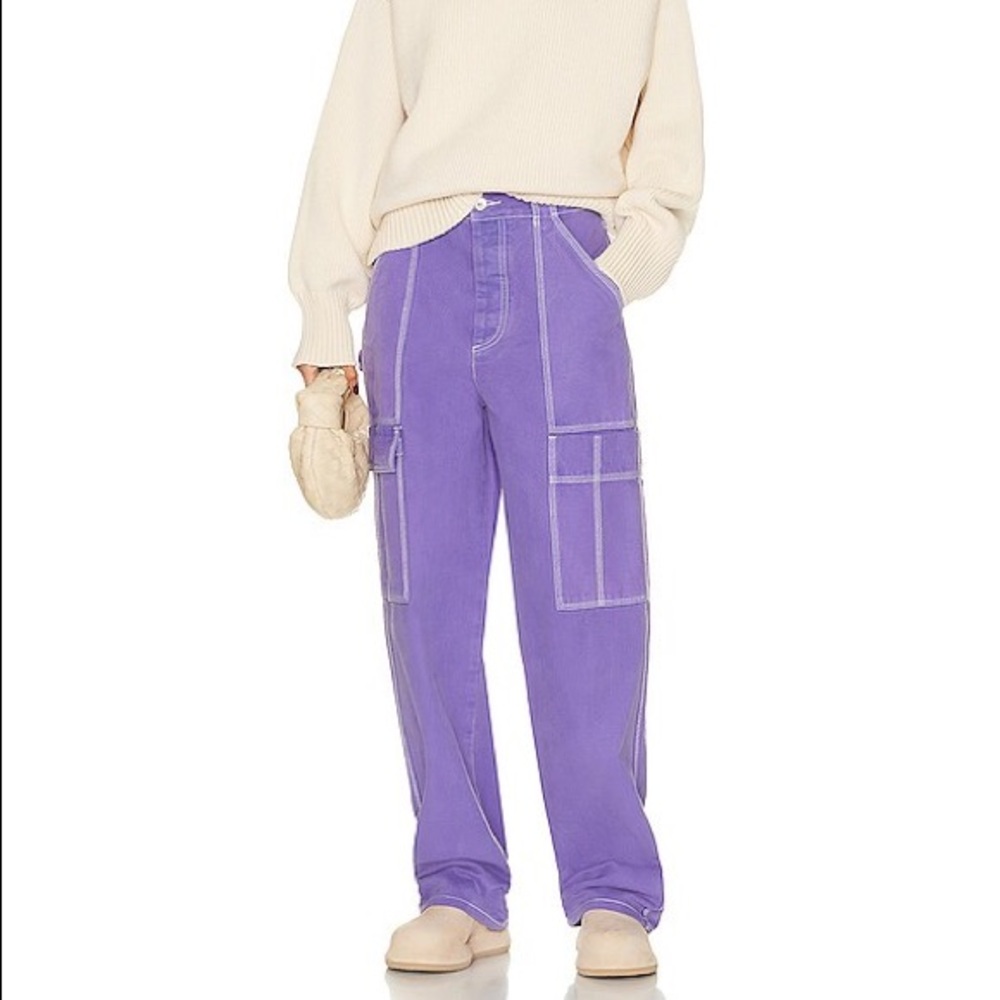 Helsa Wide Cargo Workwear Pants Size S